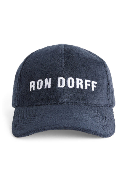 Ron Dorff Cappy TERRY COACH dunkelblau weißer Logo-Stick