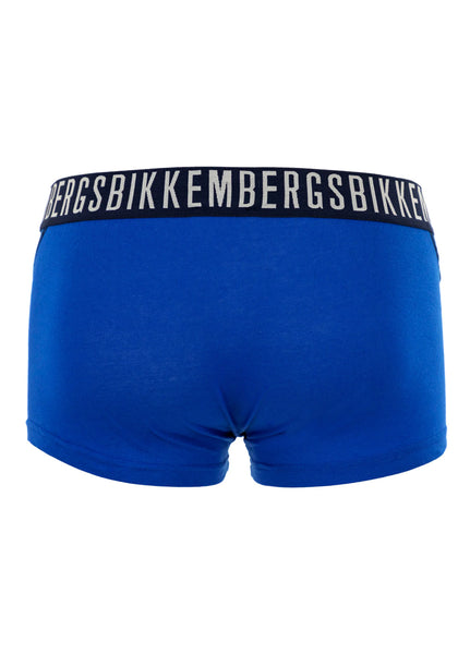 Bikkembergs Boxershorts PUPINO blau Stretch-Baumwolle schwarze Kontrastnähte