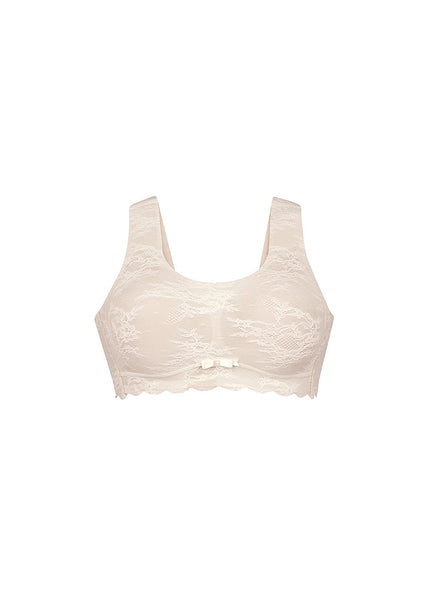 Anita Bralette ESSENTIAL LACE puder in floraler Spitzenoptik