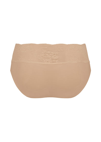 Anita Slip ESSENTIAL LACE High Waist hautfarben aus Multistretch mit floraler Spitze