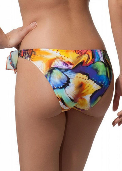 Antigel Bikini-Slip LA MILLE PETALES bunt Schmetterling Muster