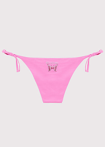 BLUGIRL Triangel Bikini BUTTERFLY rosa Schmetterling aus Strasssteinchen