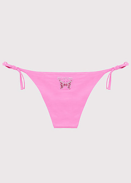 BLUGIRL Triangel Bikini BUTTERFLY rosa Schmetterling aus Strasssteinchen