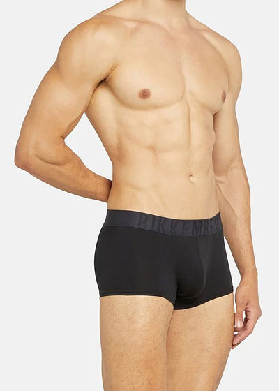 Bikkembergs Boxer TONAL schwarz enganliegend Ton in Ton