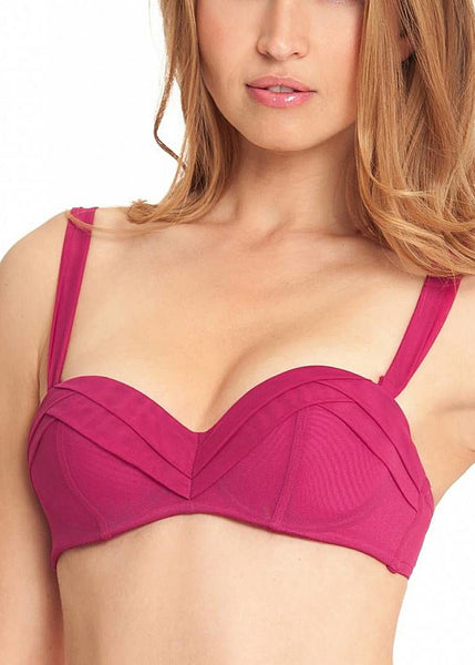 Chantal Thomass Bandeau trägerlos ENCENS MOI magenta Farbe Netzstoff