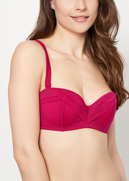 Chantal Thomass Bandeau trägerlos ENCENS MOI magenta Farbe Netzstoff