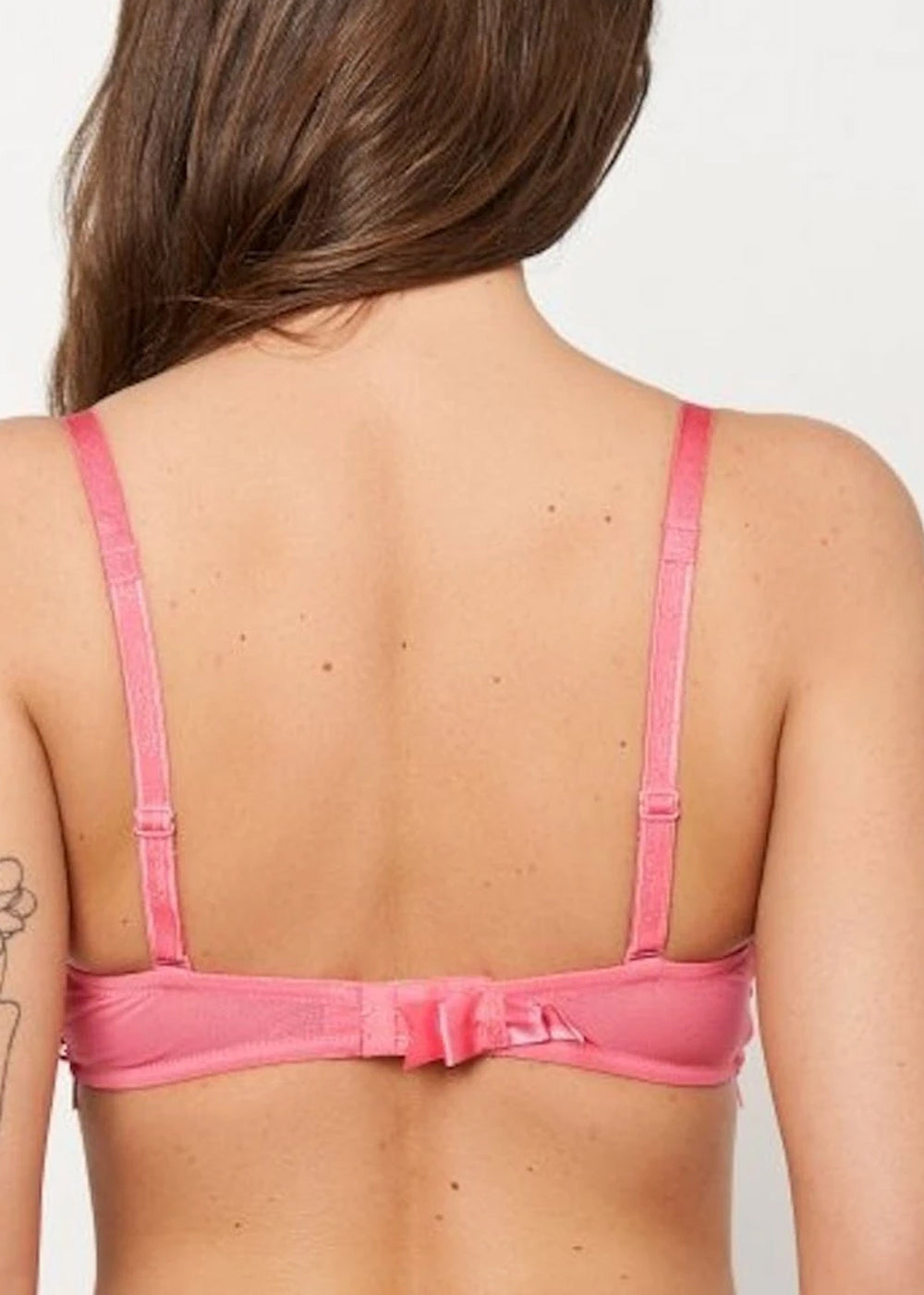 Chantal Thomass Bandeau trägerlos VERTIGE rosa aus Blümenspitze