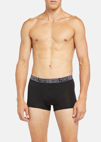 Diesel Boxershort SUCCESS schwarz Baumwolle schwarz weißer Logobund