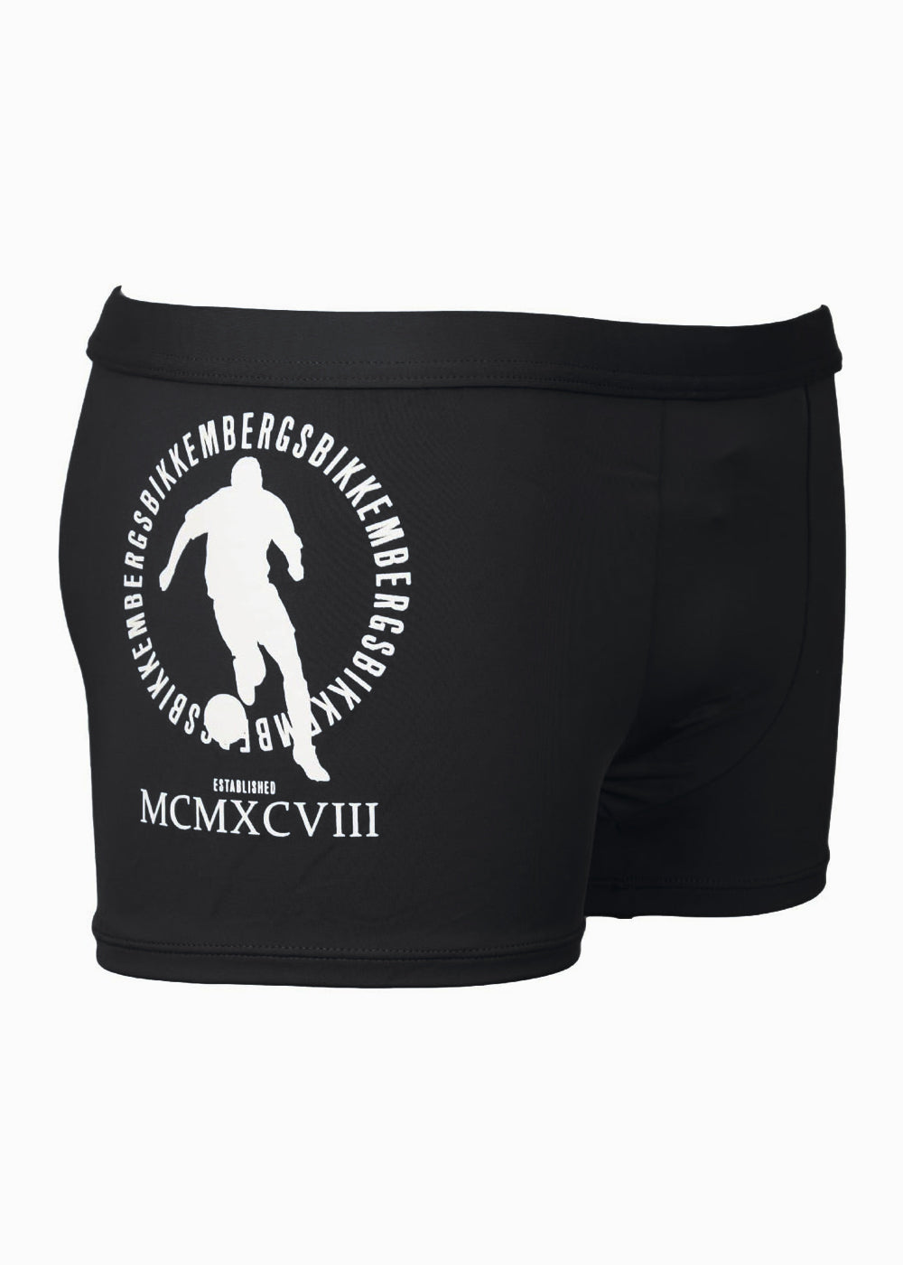 Dirk Bikkembergs Badehose PUPINO schwarz mit Logoprint