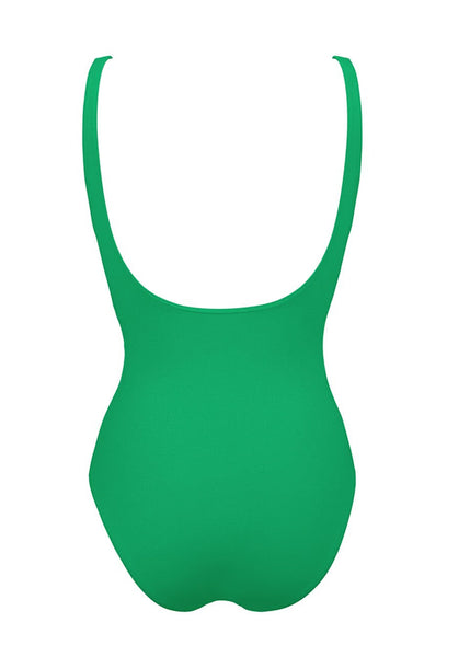 ERES Badeanzug ASIA DUNI grün minimalistisch mit Taillenbetonung