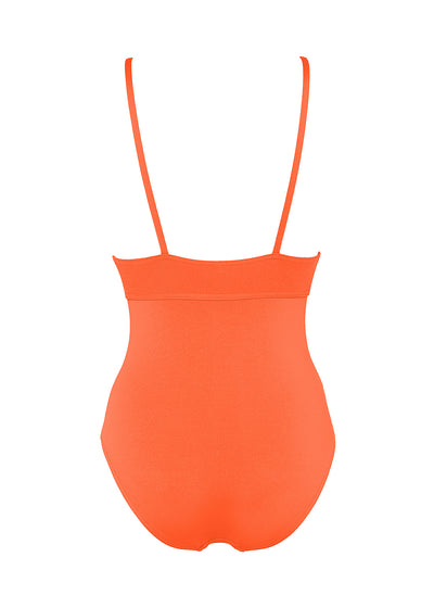 Eres Badeanzug LARCIN orange minimalistisch Triangel-Schnitt