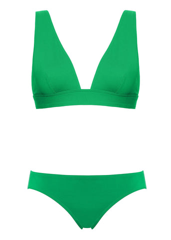 Eres Bikini-Set SCARLETT CHROME grün Triangel für größere Oberweite
