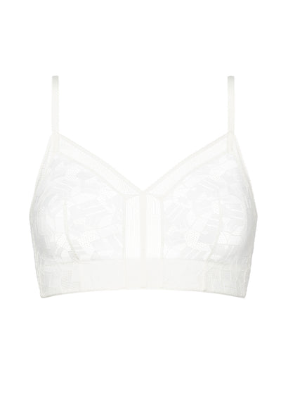 Eres Bustier MERVEILLE CELE champagner geometrische Spitze