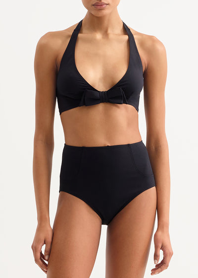 Eres Tringel Bikinioberteil STYLE schwarz mit Schleife Neckholder