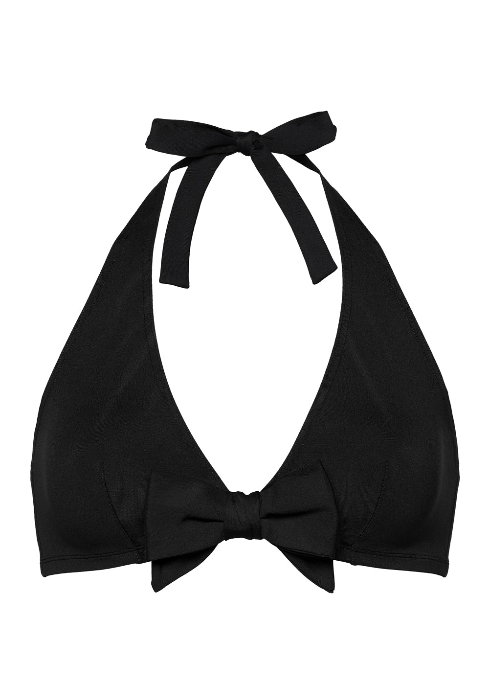Eres Tringel Bikinioberteil STYLE schwarz mit Schleife Neckholder