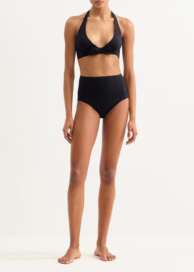 Eres Tringel Bikinioberteil STYLE schwarz mit Schleife Neckholder