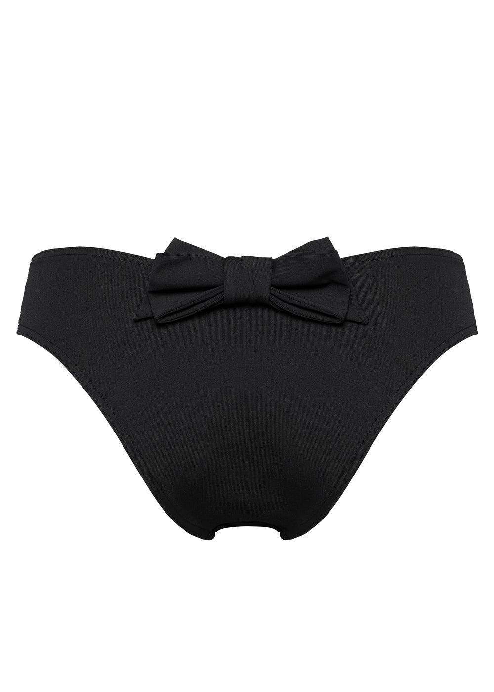 Eres tiefere Bikinihose ORGANZA schwarz mit Schleife