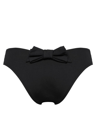 Eres tiefere Bikinihose ORGANZA schwarz mit Schleife