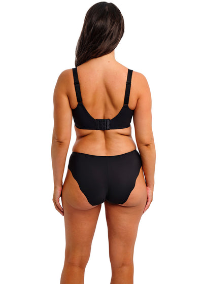 Fantasie Slip MAGDALENA schwarz florale Stickerei blickdicht