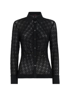 HIGH Bluse SATISFY schwarz aus technischer Spitze