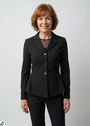 HIGH Jacke TRIM schwarz aus leichtem und elastischem Hightech-Material