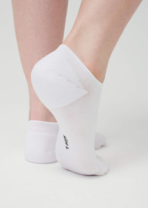 ITEM m6 Sneaker Socken NO SHOW weiß mit niedrigem Bündchen