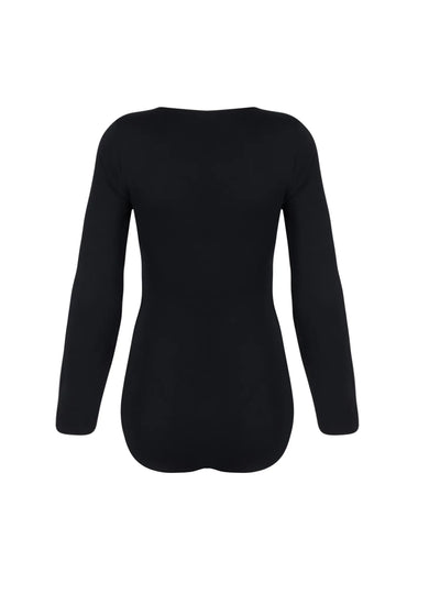 Lise Charmel Body BELLISSIME INCONNUE schwarz mit Spitzenapplikation