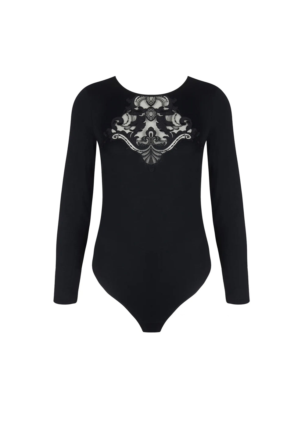 Lise Charmel Body BELLISSIME INCONNUE schwarz mit Spitzenapplikation