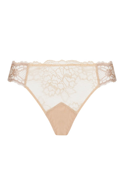 Lise Charmel Brazilian-Slip SUBLIME EN DENTELLE hautfarben aus Spitze