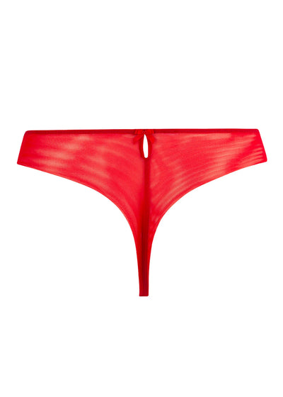 Lise Charmel Brazilian SPLENDEUR SOIE rot Seidensatin Spitze