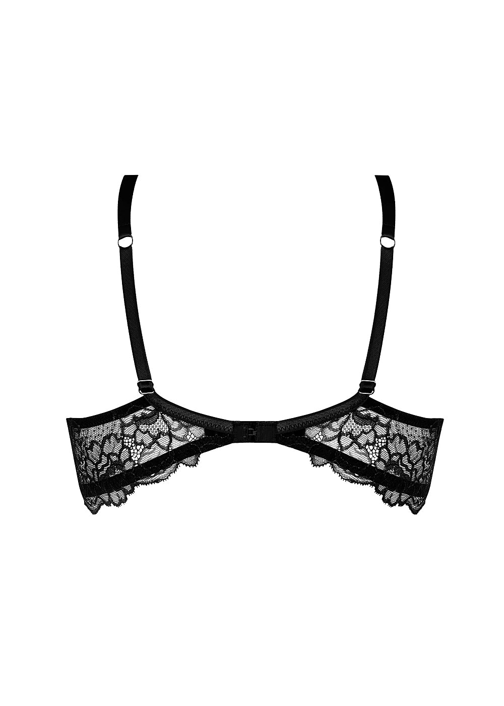 Lise Charmel Fullcup-BH SUBLIME EN DENTELLE schwarz florale Spitze Strass