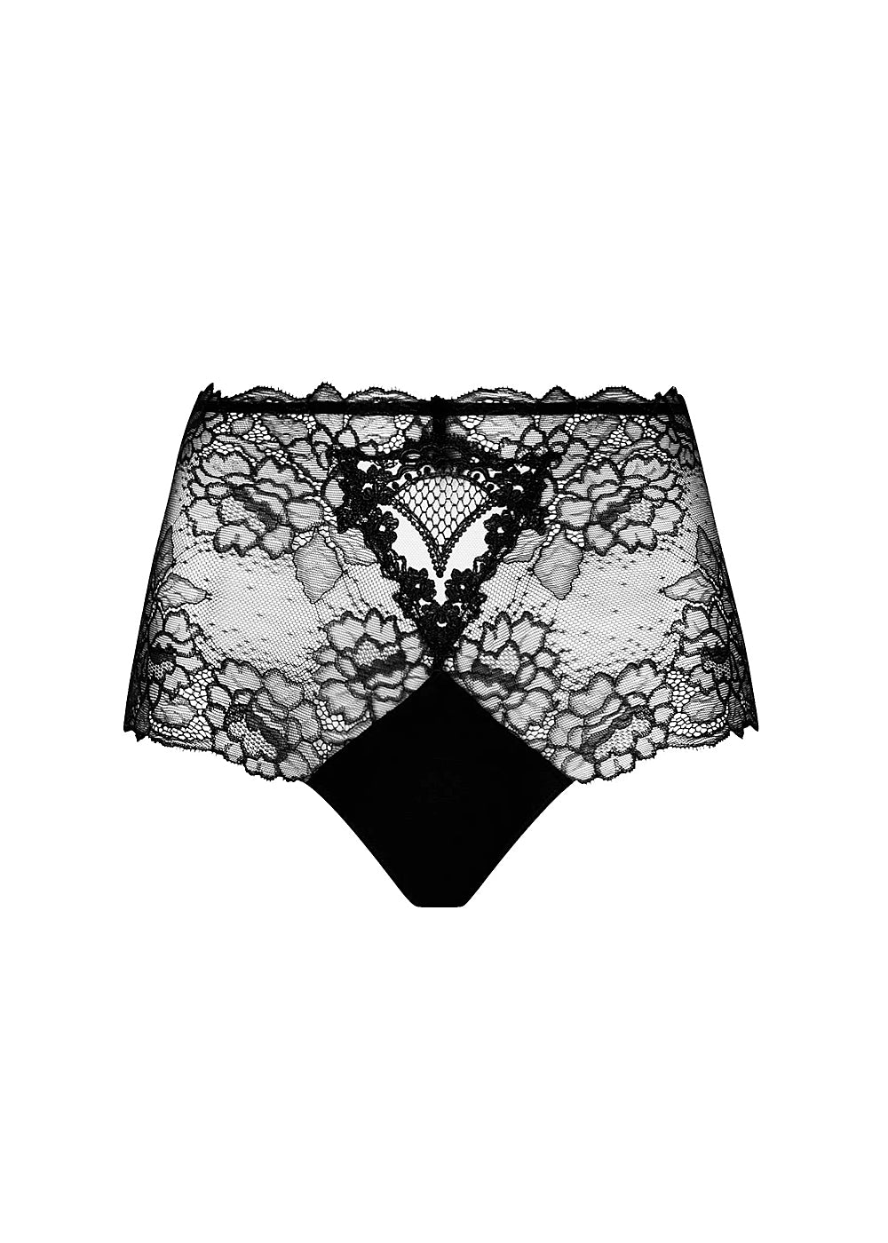 Lise Charmel High Waist Slip SUBLIME EN DENTELLE schwarz aus Spitze