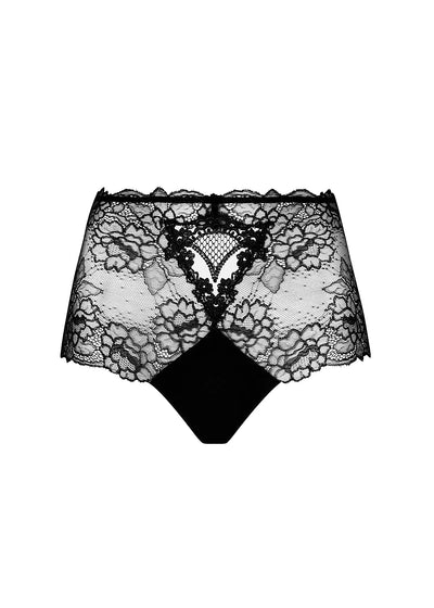 Lise Charmel High Waist Slip SUBLIME EN DENTELLE schwarz aus Spitze