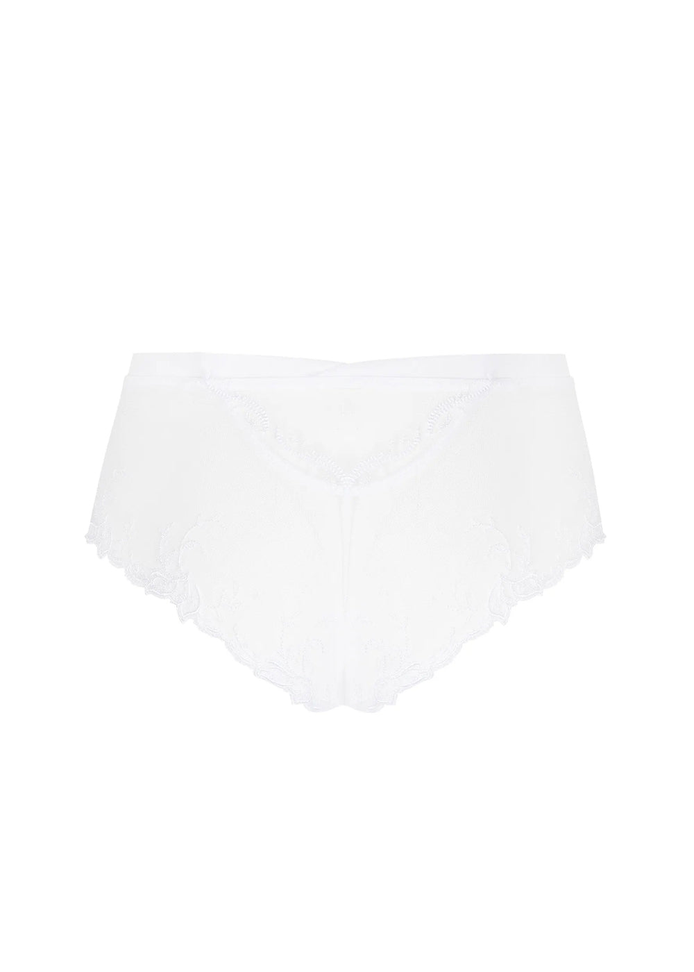 Lise Charmel Panty SOURCE BEAUTE weiß florale Spitze Tüll Komfortmesh