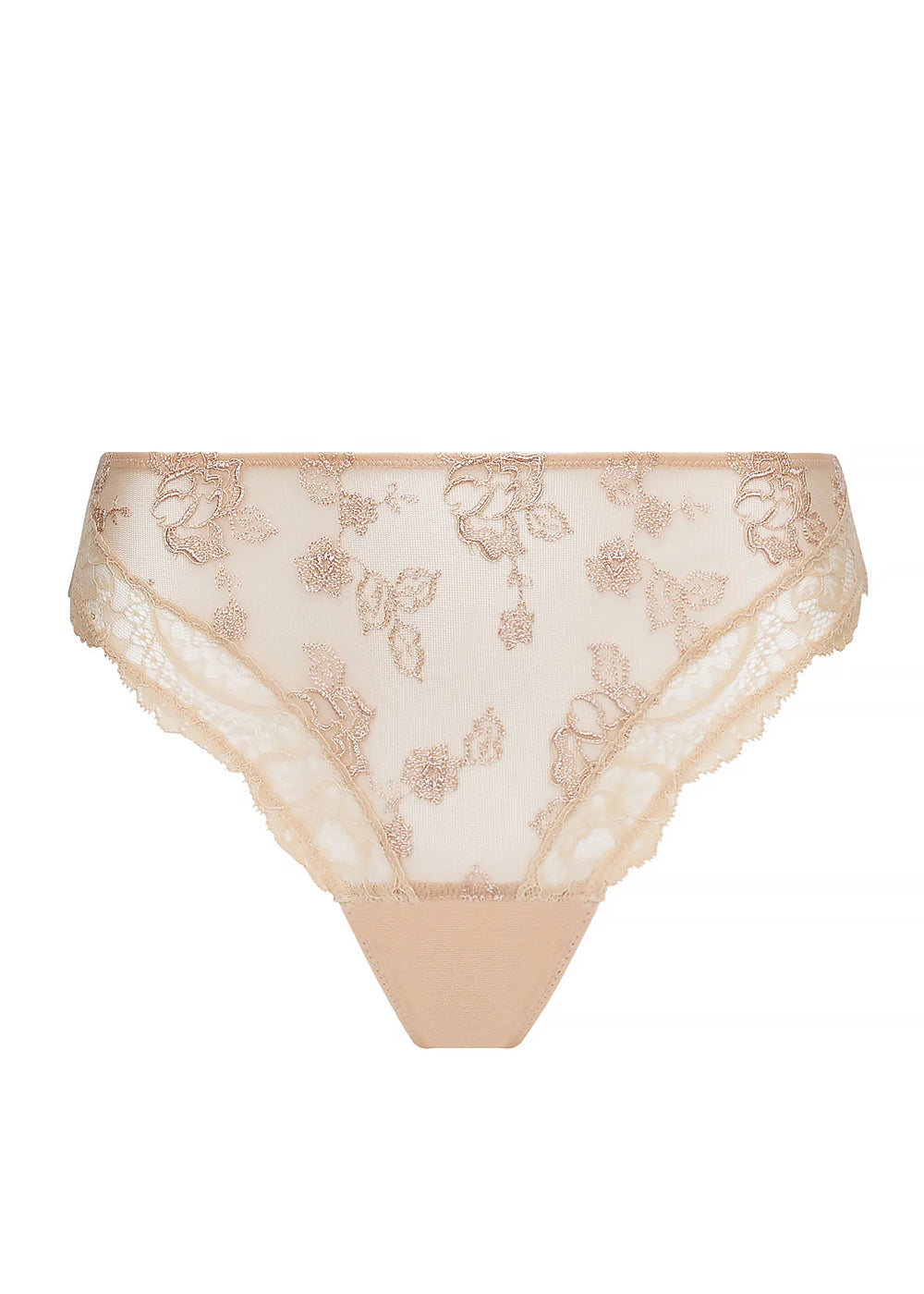 Lise Charmel Slip SUBLIME EN DENTELLE hautfarben Satin mit Spitze