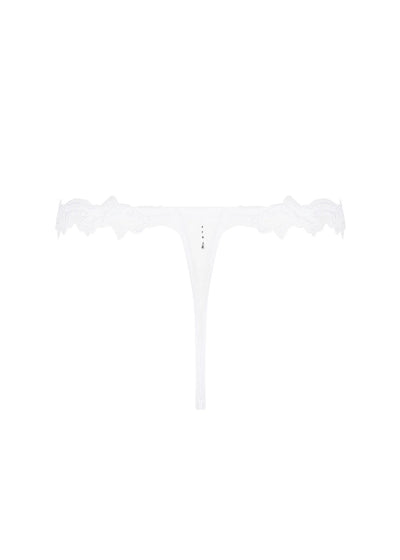 Lise Charmel String SOURCE BEAUTE weiß florale Spitze Tüll