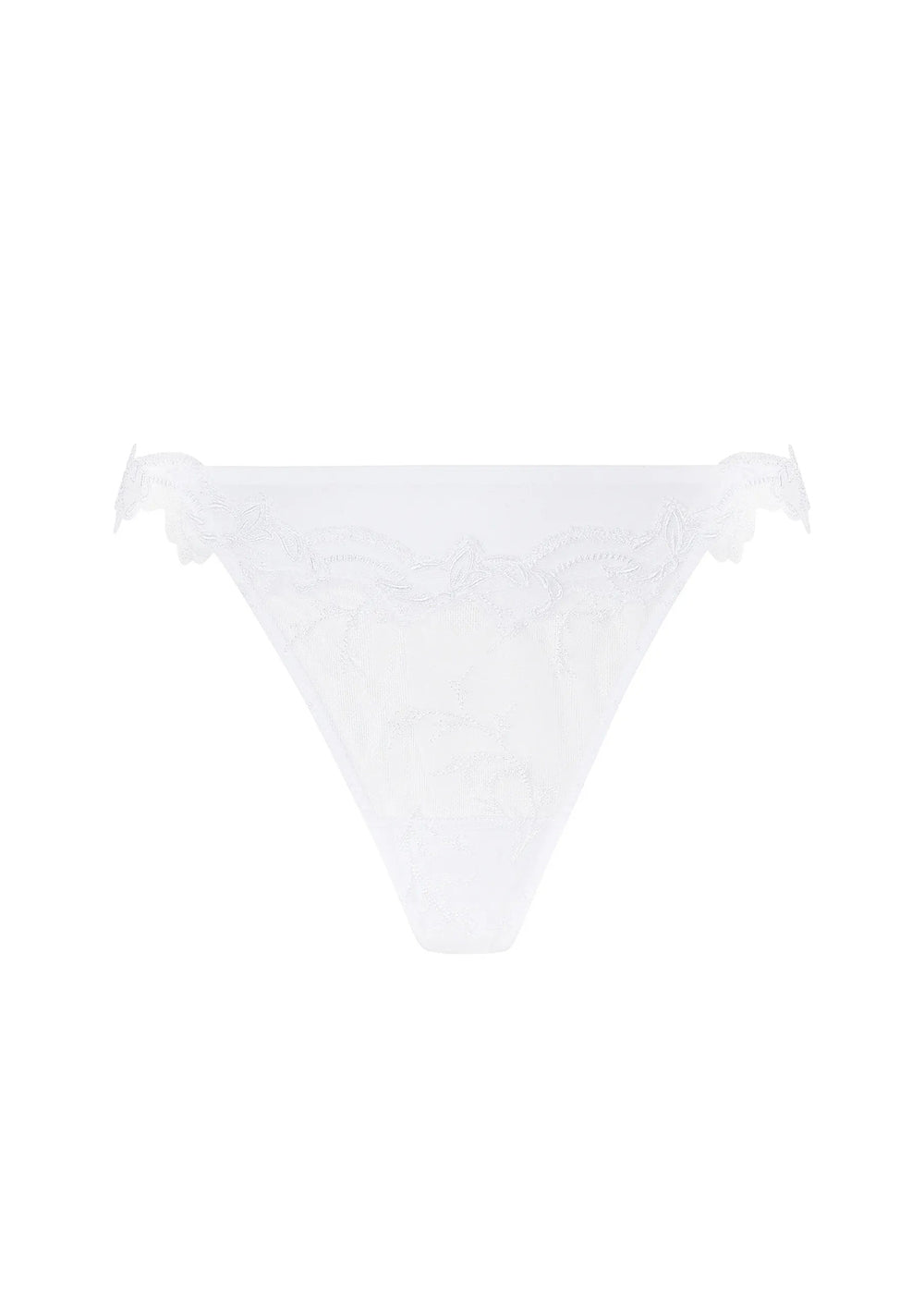 Lise Charmel String SOURCE BEAUTE weiß florale Spitze Tüll