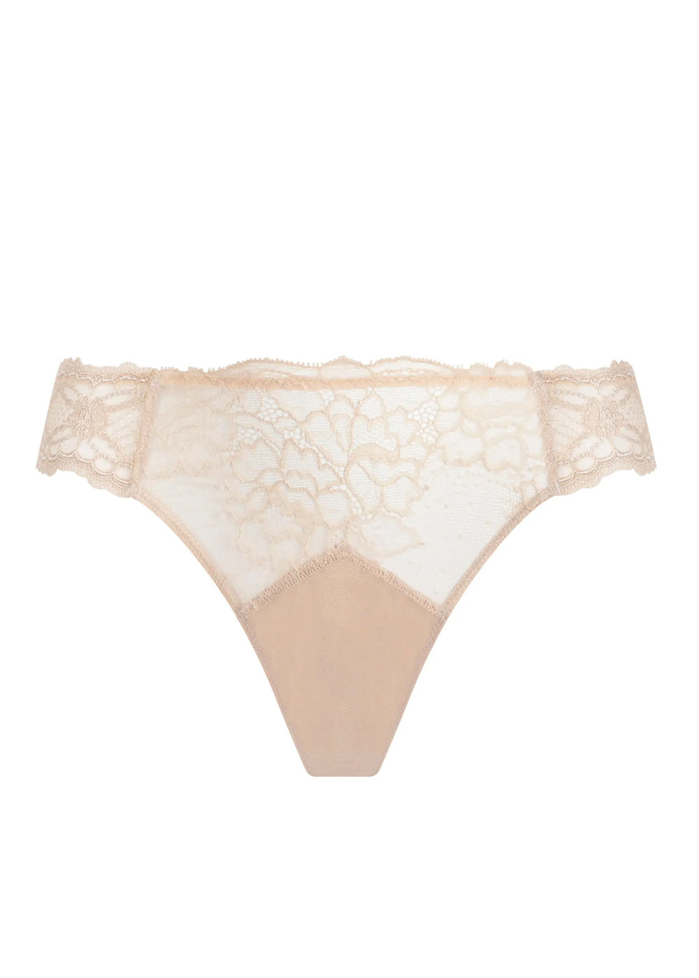 Lise Charmel String SUBLIME EN DENTELLE hautfarben florale Spitze