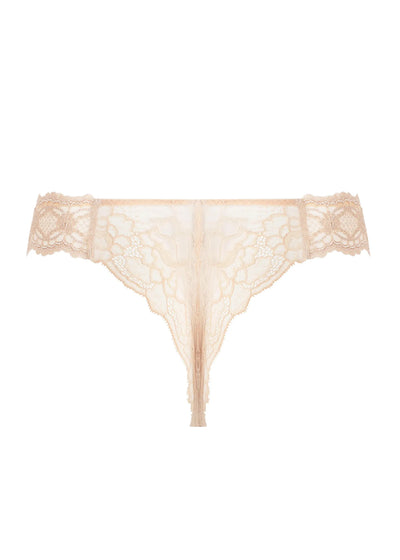 Lise Charmel String SUBLIME EN DENTELLE hautfarben florale Spitze