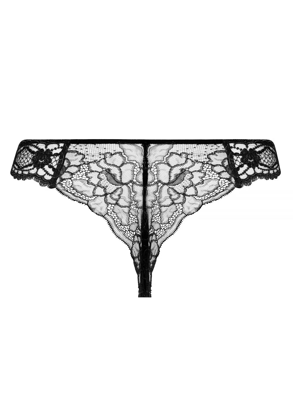 Lise Charmel String SUBLIME EN DENTELLE schwarz florale Spitze