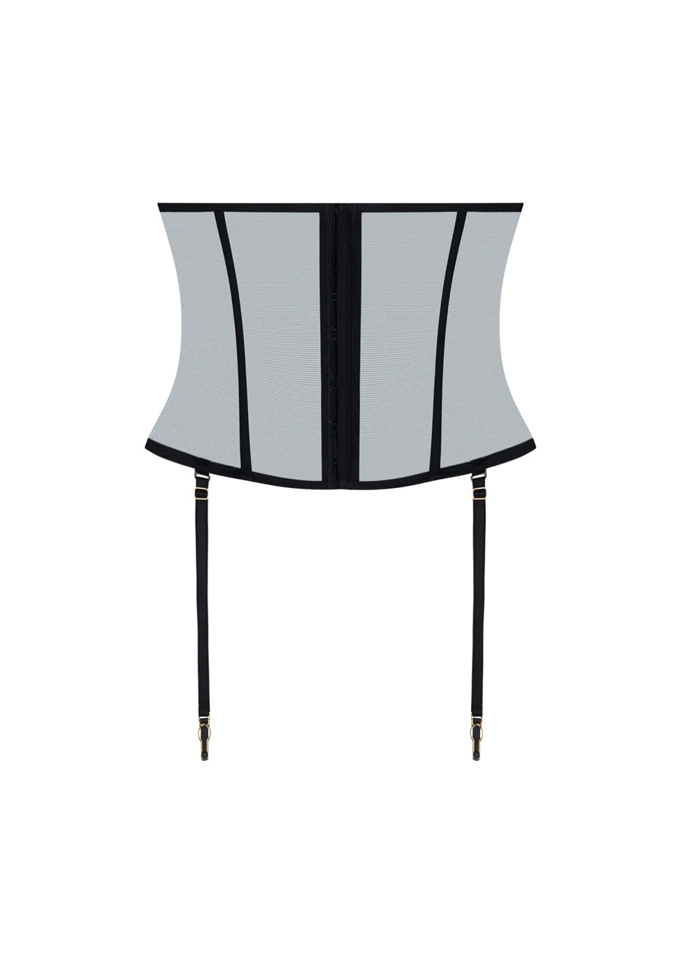 Lise Charmel Taillen-Corsage BELLISSIME INCONNUE schwarz-rot Barock-Spitze