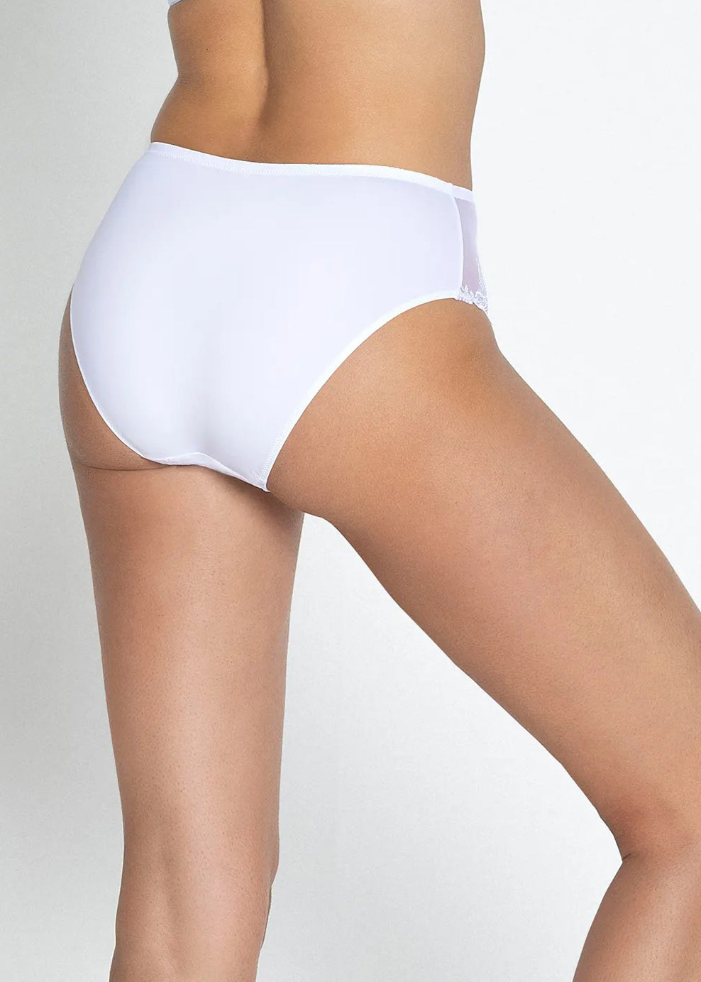 Lise Charmel Taillenslip SOURCE BEAUTE weiß florale Spitze Tüll