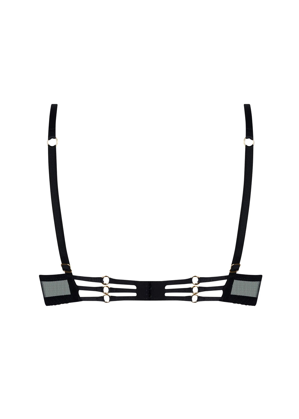 Lise Charmel Triangel-BH BELLISSIME INCONNUE schwarz-rot Barock-Spitze