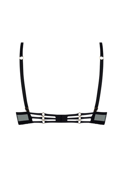 Lise Charmel Triangel-BH BELLISSIME INCONNUE schwarz-rot Barock-Spitze