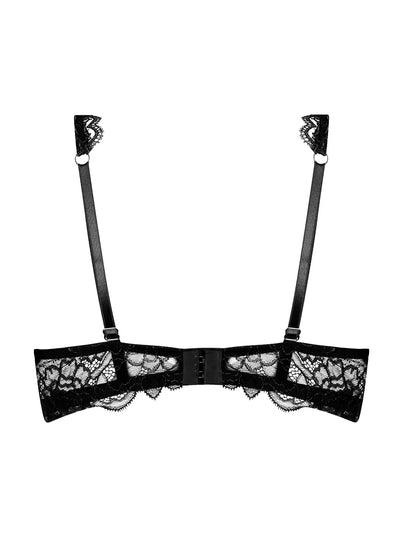 Lise Charmel Triangel-BH SUBLIME EN DENTELLE schwarz florale Spitze Strass