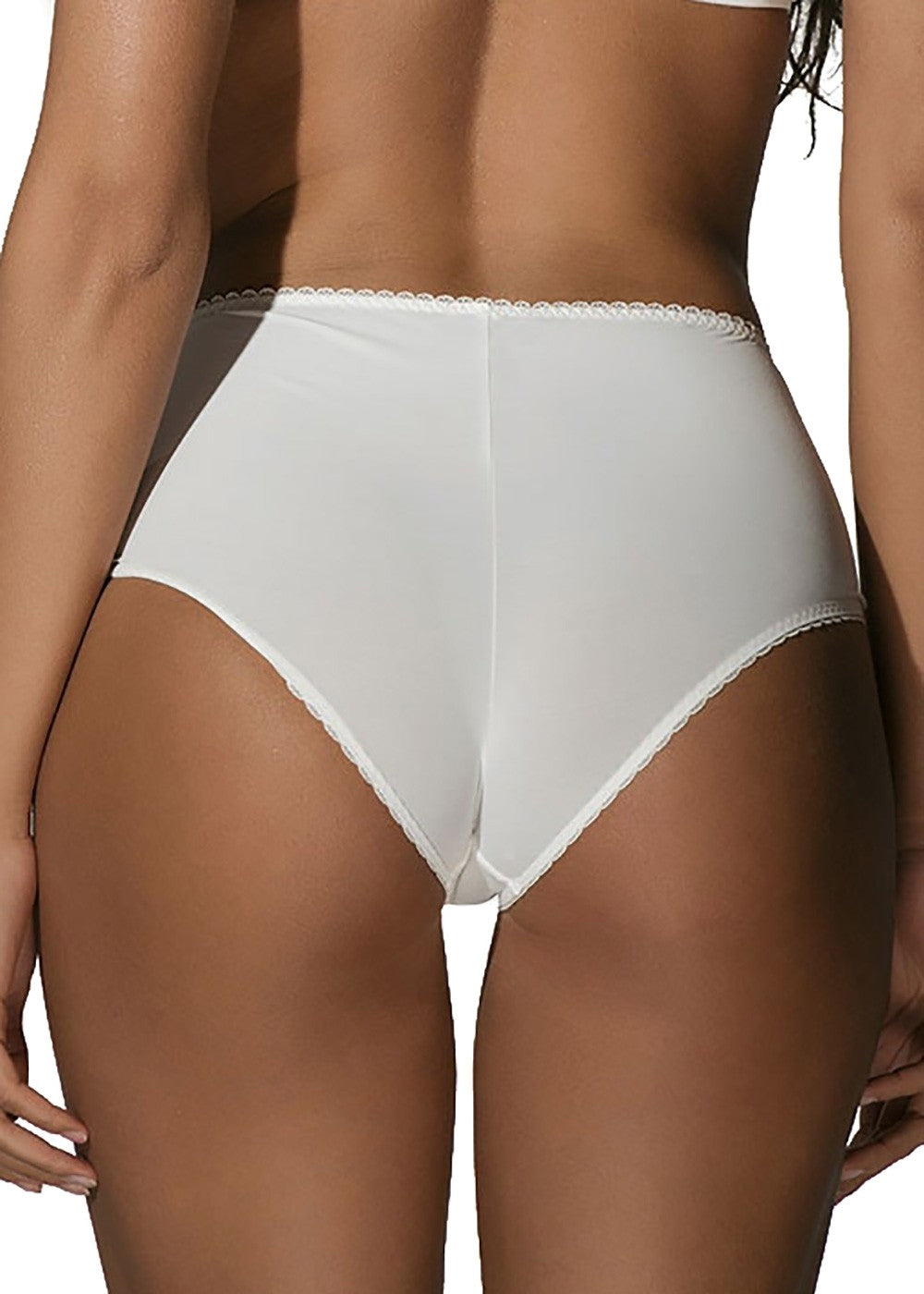 Luna Panty CHARAKTER champagner transparente Blütenspitze Microfaser