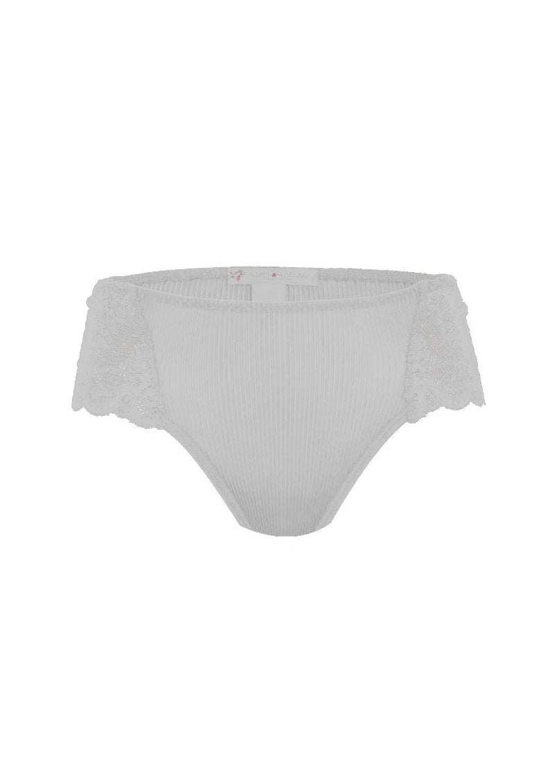 Madiva Slip 908 champagner Tricot-Seide Spitze