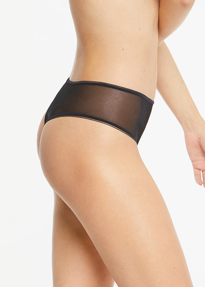 Maison Lejaby Panty HYPNOTIC schwarz nahtlos mit gezeichneter Blüte