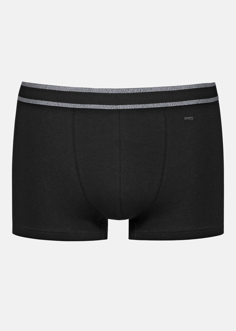 Mey Boxershorts RE:THINK schwarz klassisch Webbund Schriftzüge