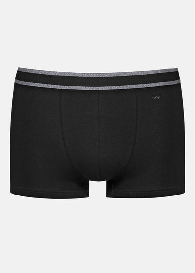 Mey Boxershorts RE:THINK schwarz klassisch Webbund Schriftzüge